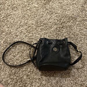 Tory Burch Black Leather Crossbody Bag